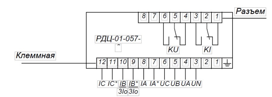 Схема подключения реле РДЦ-01-057-2